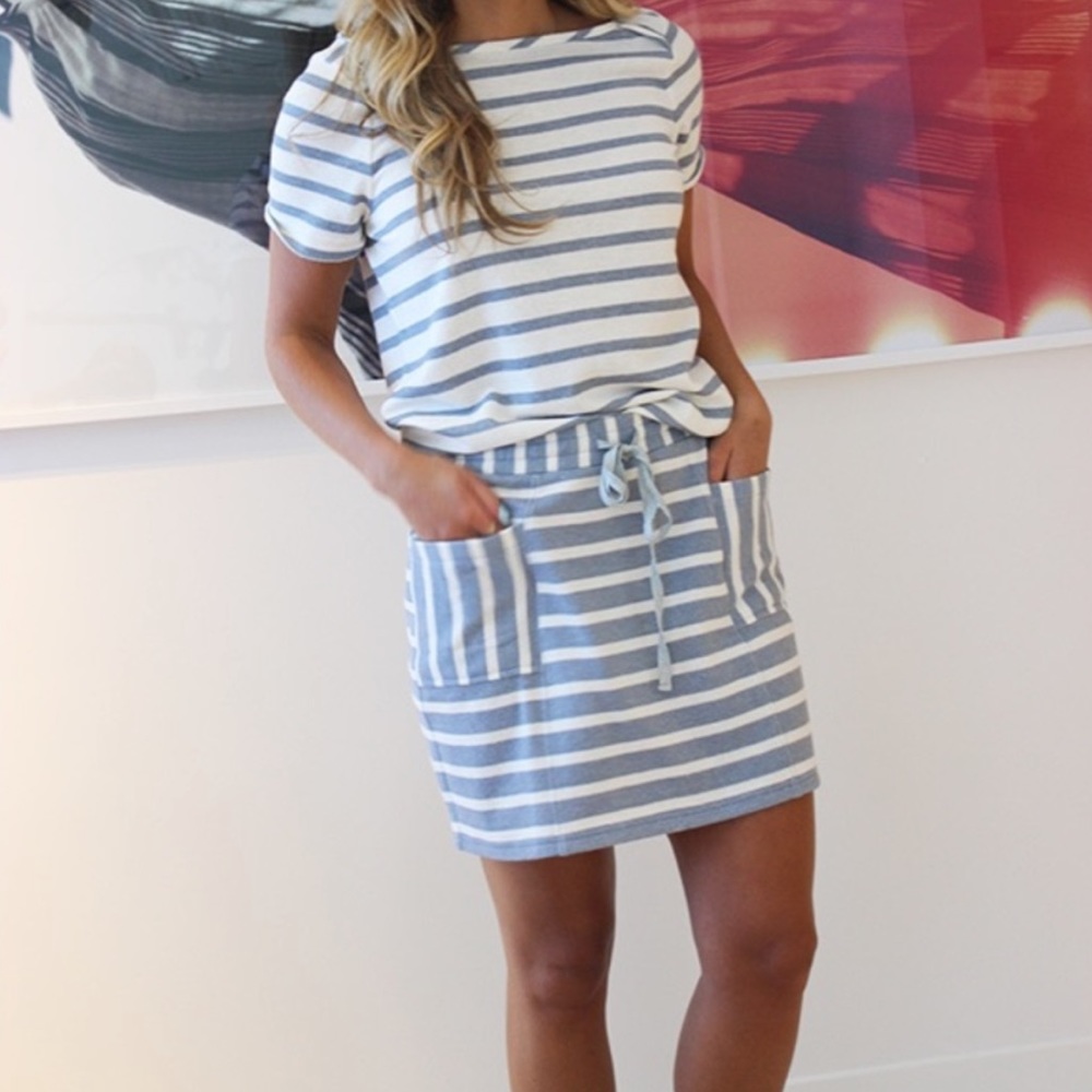 Lou & Grey Striped Terry Tee